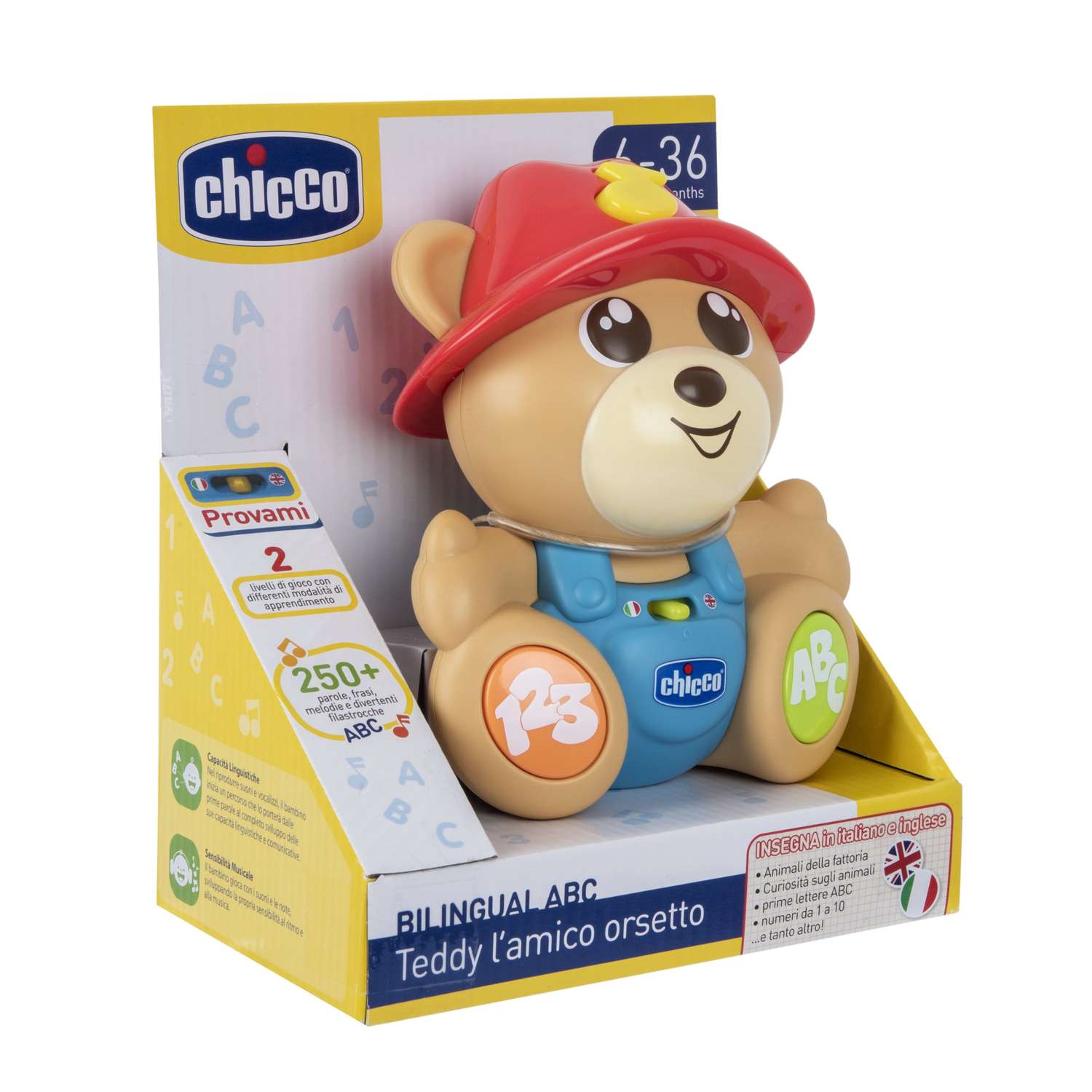 Игрушка Chicco Мишка Teddy говорящий 00010744000180 - фото 6