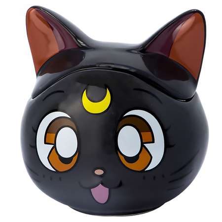 Кружка ABYStyle 3D с крышкой Sailor Moon Luna 350 мл