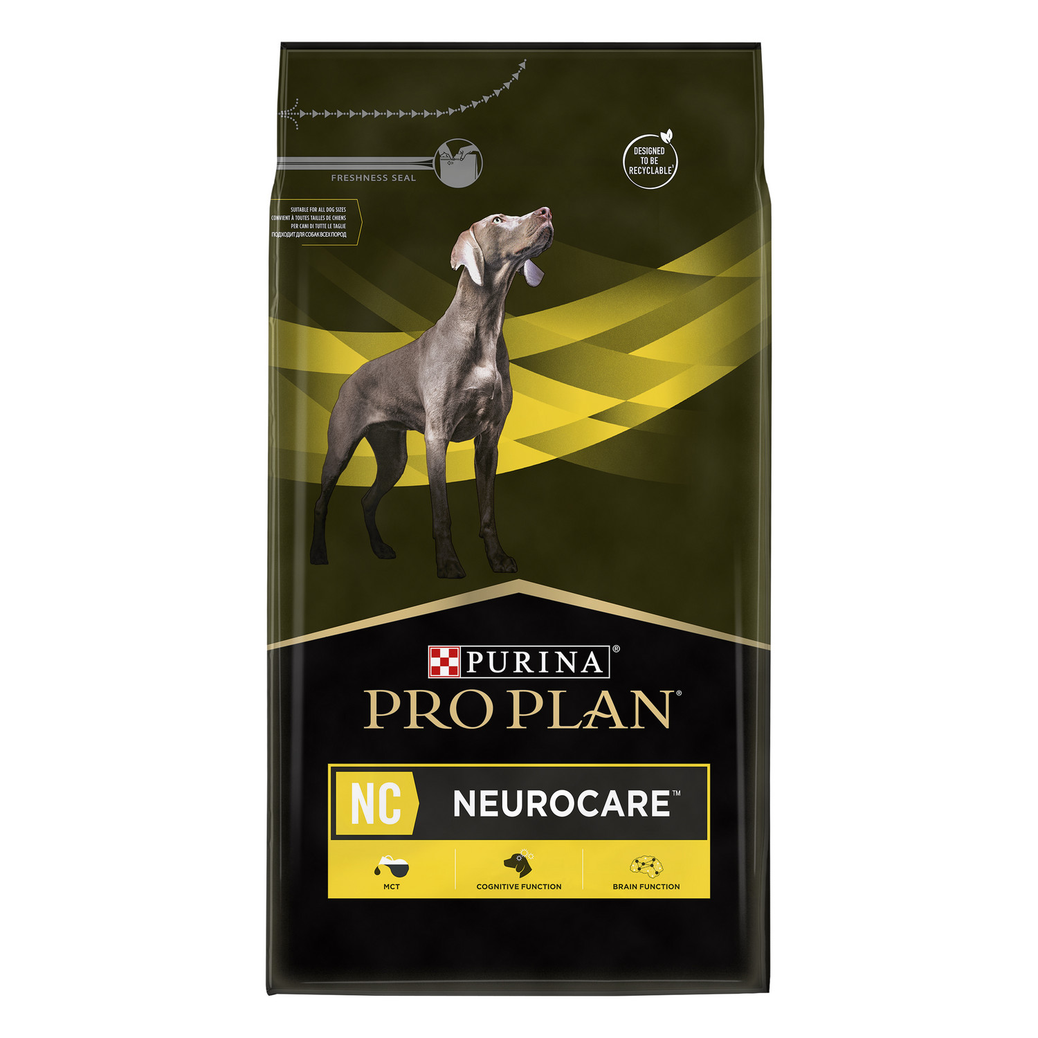 Сухой корм для собак Purina Pro Plan Veterinary diets 3 кг птица (поддерживающие функции мозга, лечебный) - фото 2