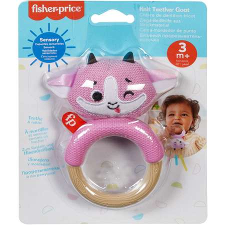 Прорезыватель-погремушка Fisher Price Козлик GRR04