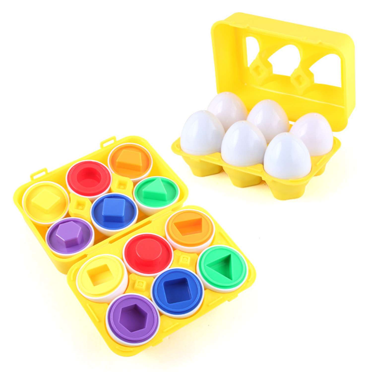 Развивающая игрушка Сортер Quanle toys Найди Яйцо по половинкам - фото 12