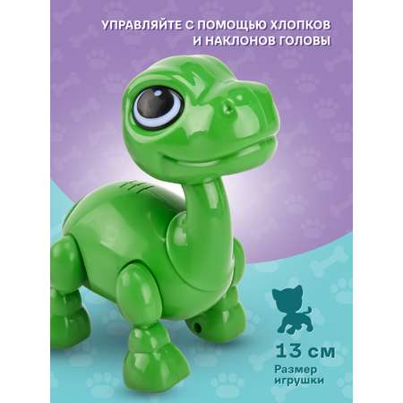 Интерактивная игрушка Mioshi Умные животные: Динозаврик 13 см