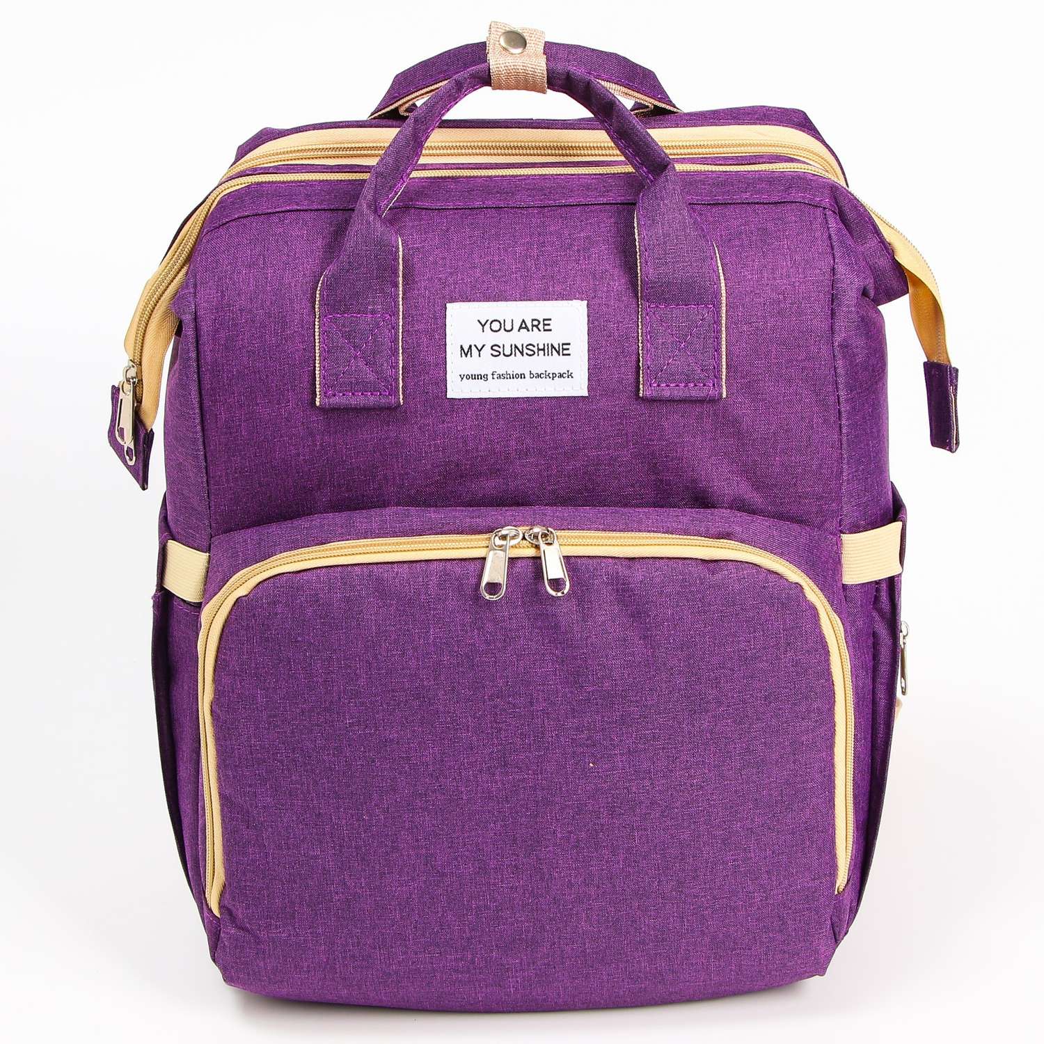 Сумка-рюкзак Sima-Land с пеленальным ковриком цвет фиолетовый - фото 7