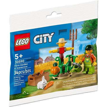 Конструктор LEGO City Фермерский сад с пугалом 30590