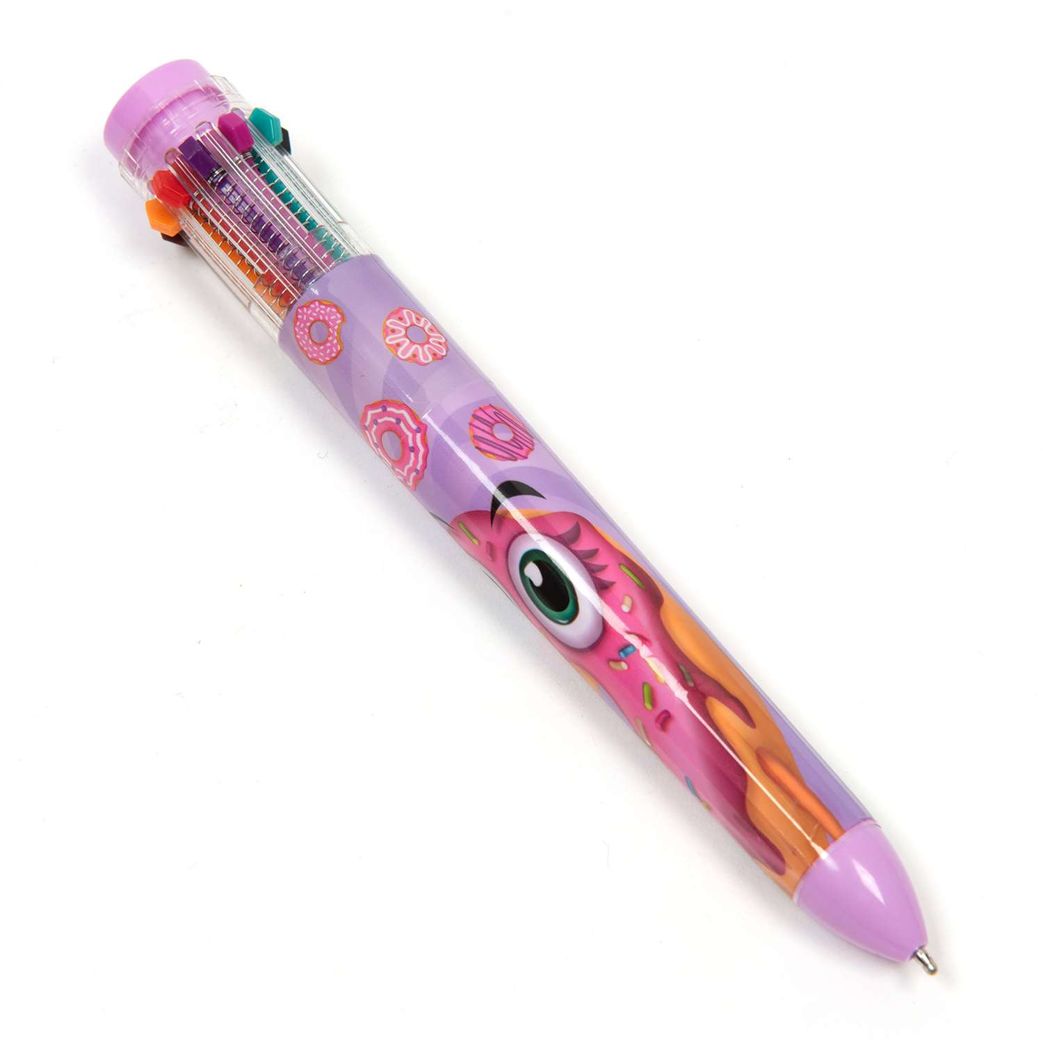 Ручка шариковая Erhaft Пончик ароматизированная 10цветов 35012 - фото 1