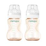 Бутылочки для кормления Mamajoo антиколиковые Gold 250 мл 2 шт M