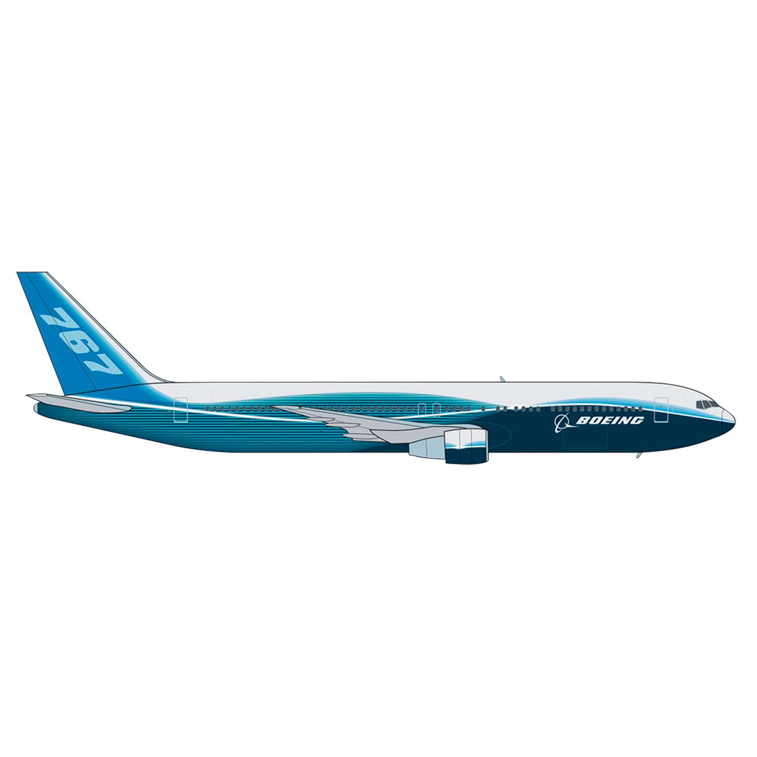 Модель для сборки Звезда Авиалайнер Боинг-767 7005 - фото 4