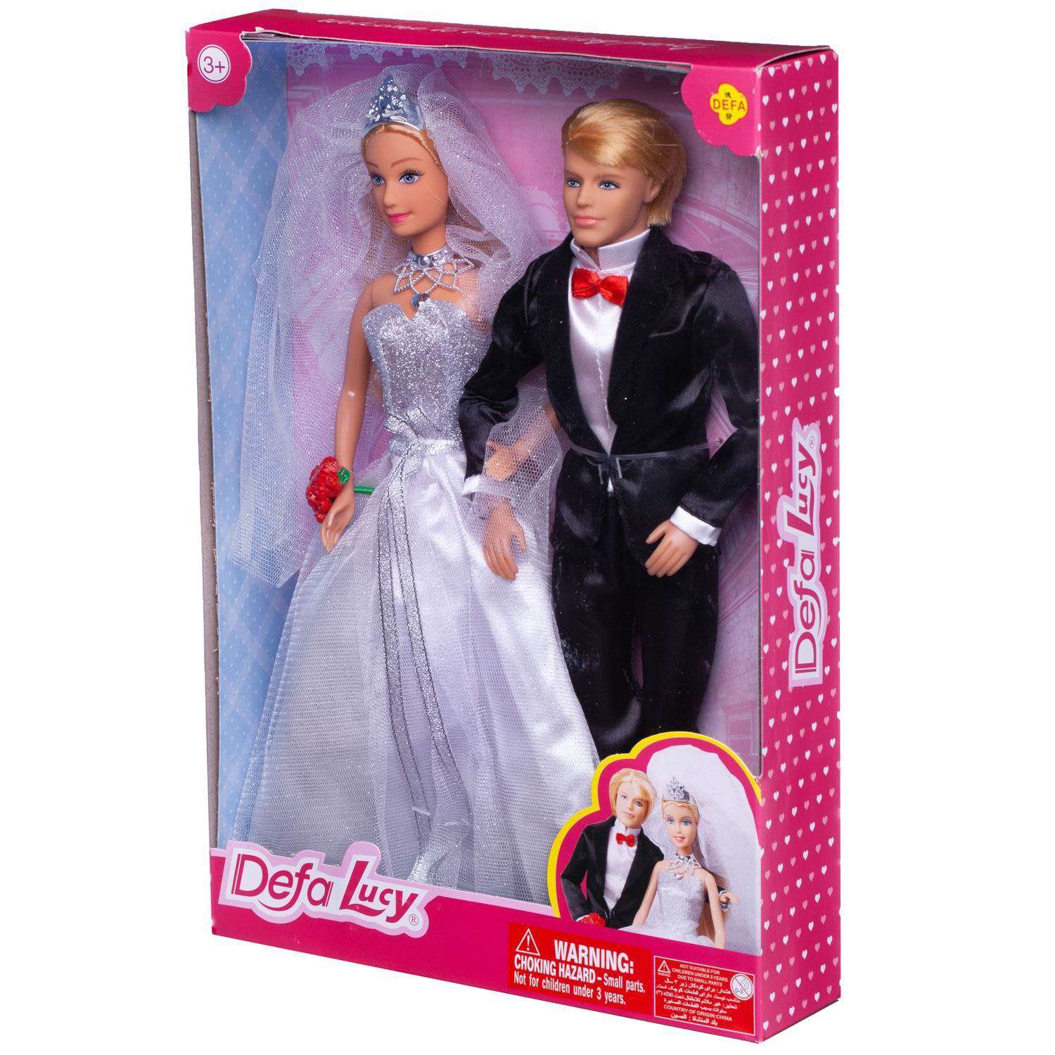 Игровой набор ABTOYS Куклы Defa Lucy Жених и невеста 8305d/белое - фото 2