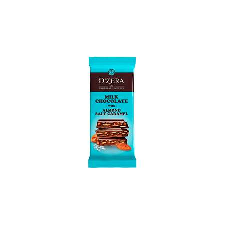Шоколад OZera Milk chocolate with Almonds salt caramel 90 г 4 шт