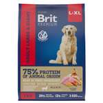 Корм для собак Brit 3кг Premium Dog Adult Large and Giant с курицей