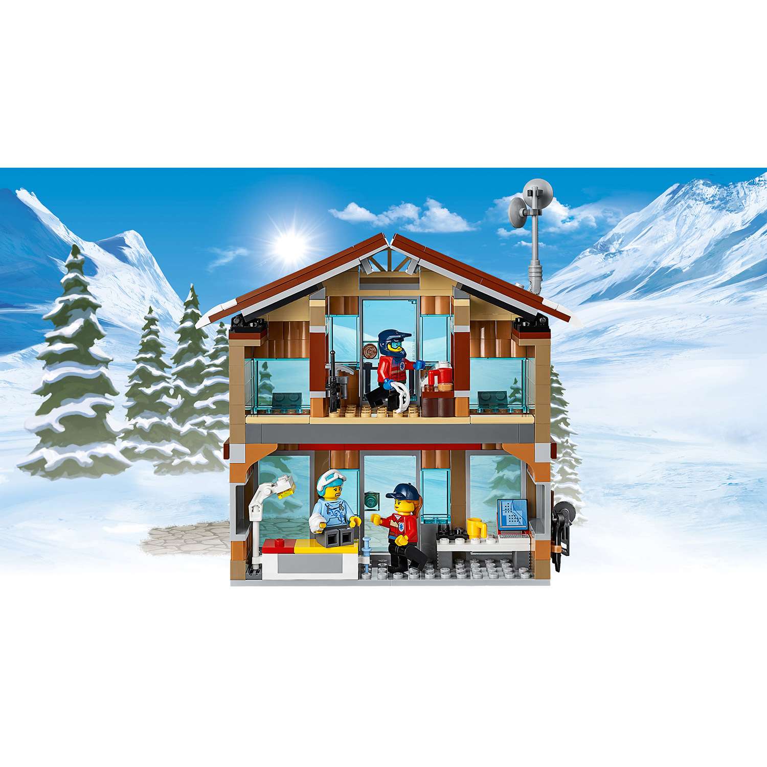 Конструктор LEGO City Town Горнолыжный курорт 60203 - фото 13