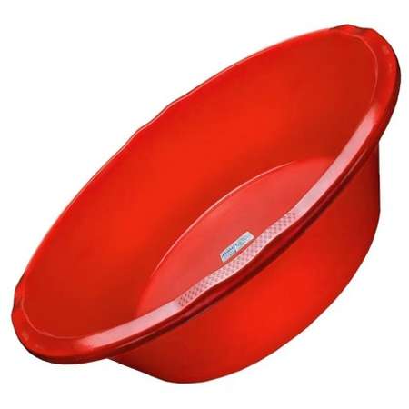 Таз elfplast хозяйственный пластмассовый круглый 7.5 л 36.5x11.5 см красный