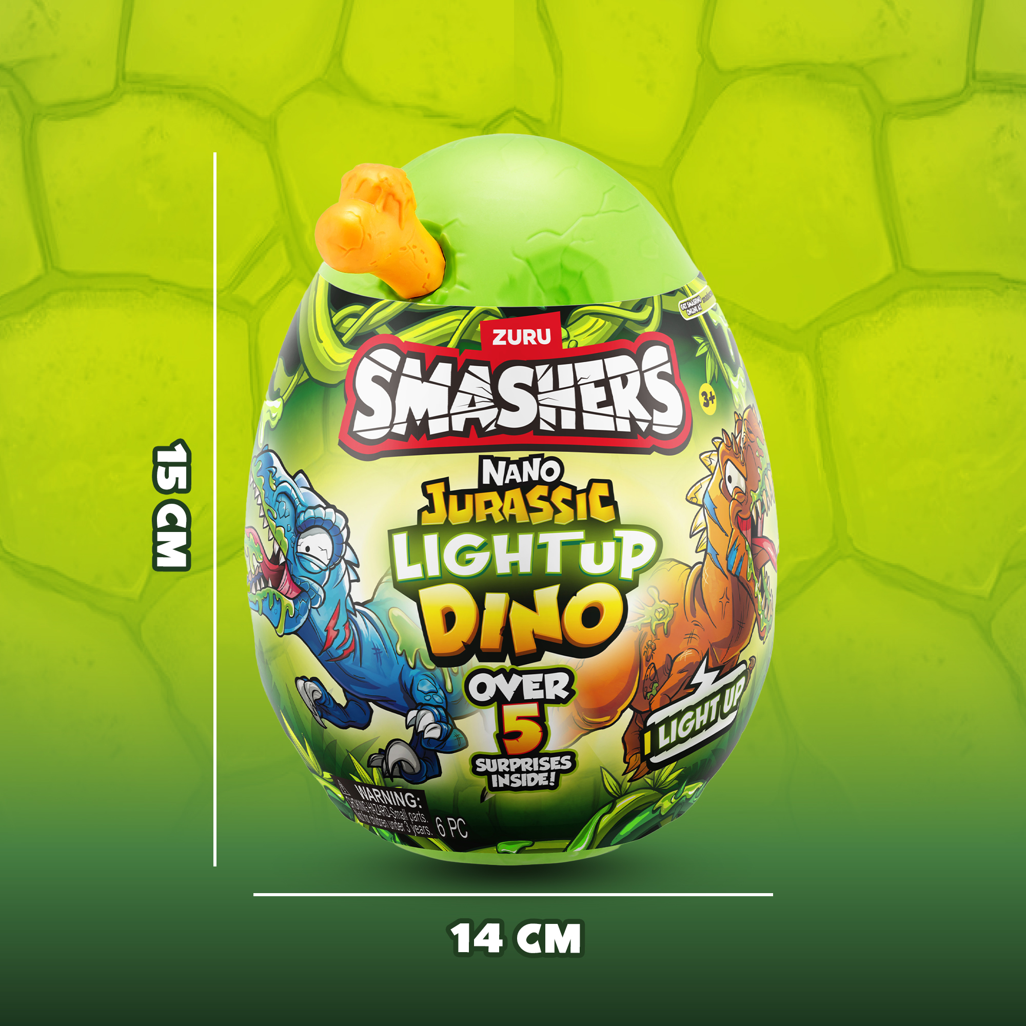 Набор игровой Smashers Jurassic Series 1 Nano Egg 74132TQ1 74132TQ1 - фото 3