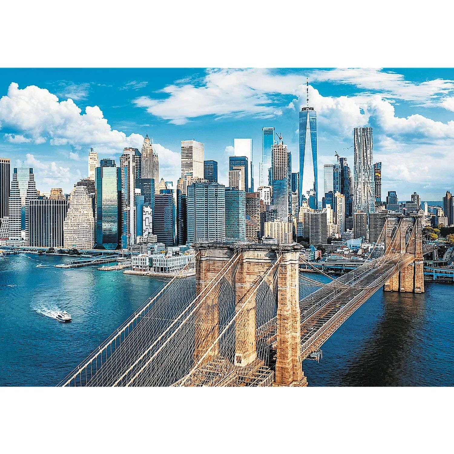 Пазл Trefl Бруклинский мост Нью-Йорк 1000элементов 10725 - фото 2