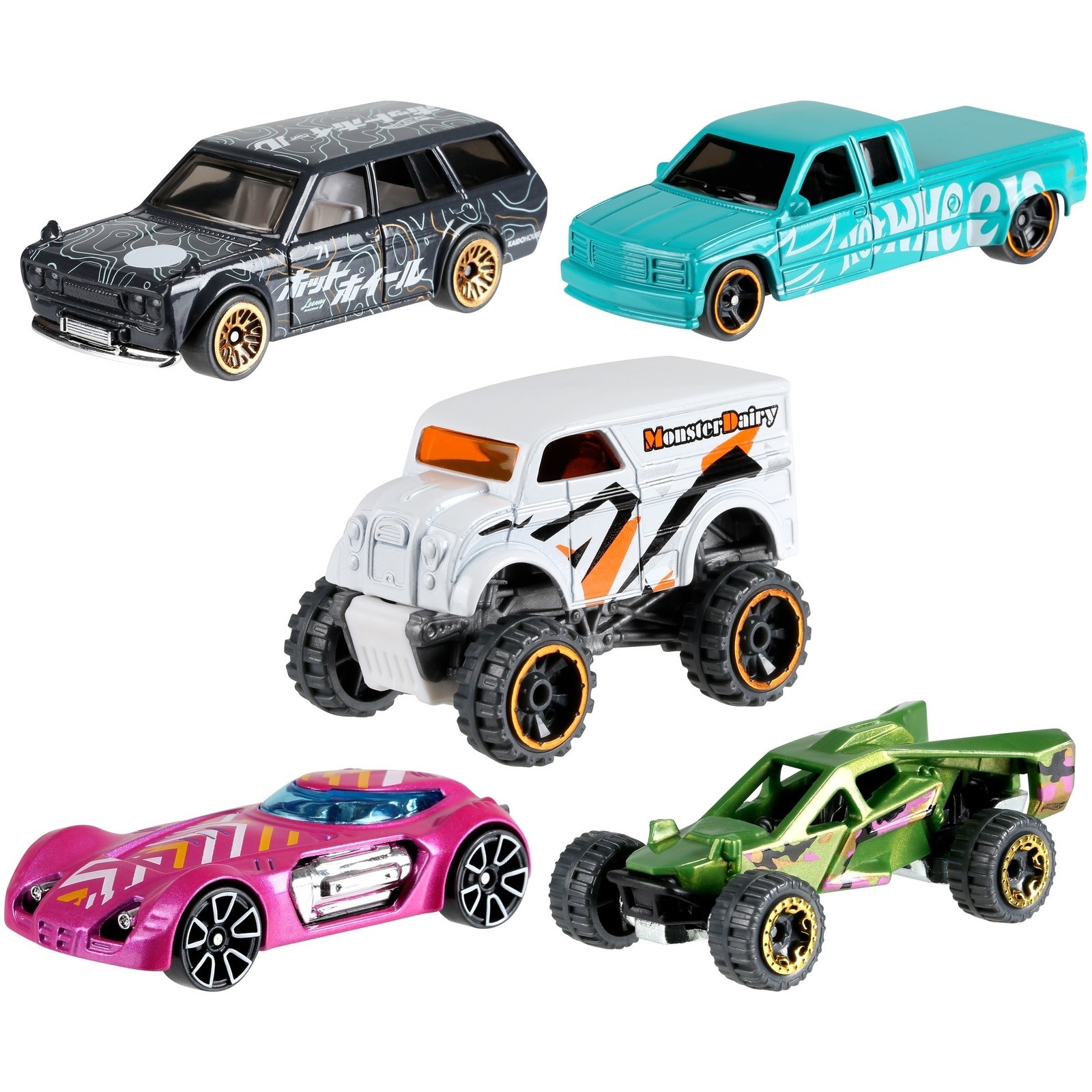 Набор подарочный Hot Wheels из 5 машинок 1:64 в ассортименте 1806 - фото 17