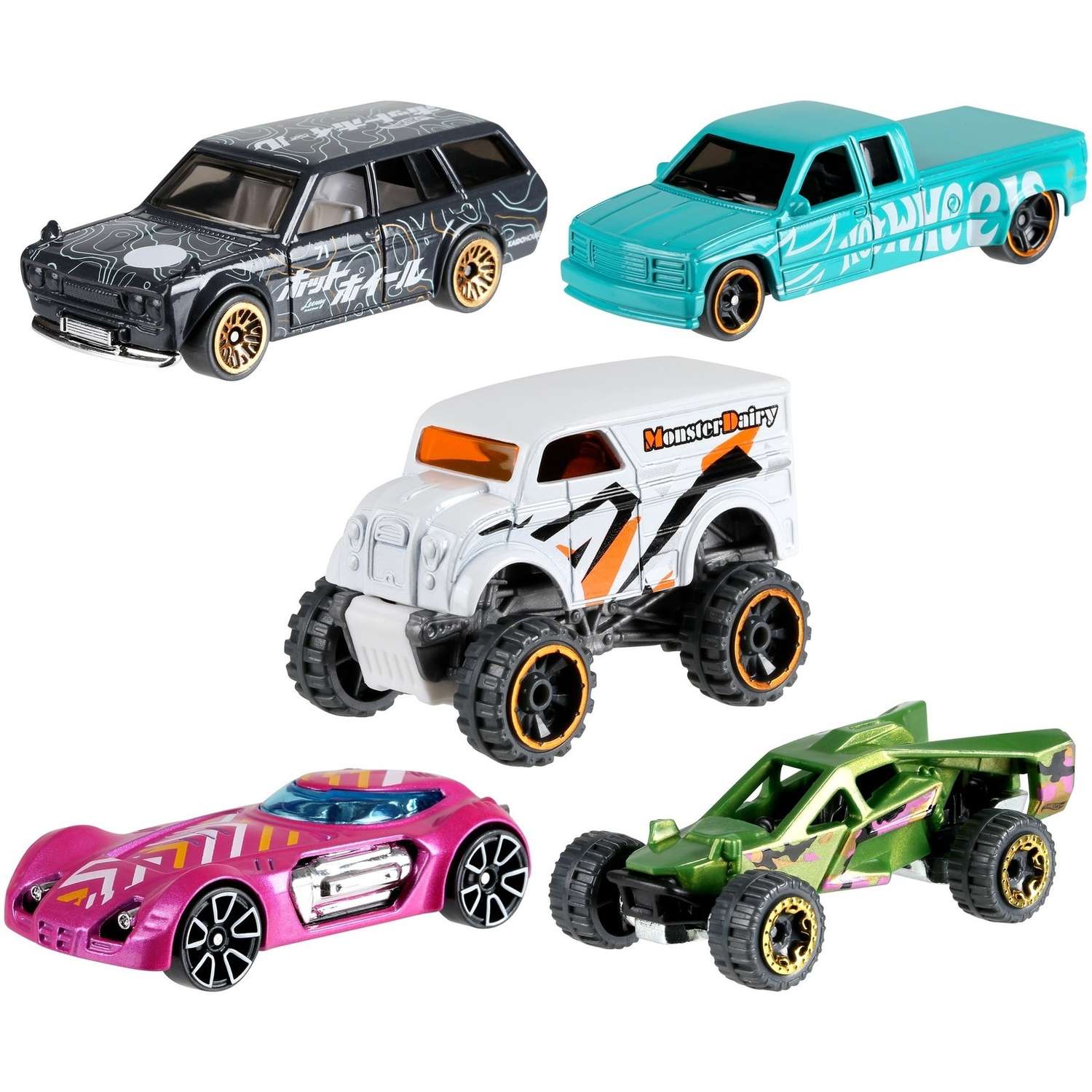 Набор подарочный Hot Wheels из 5 машинок 1:64 в ассортименте 1806 - фото 17