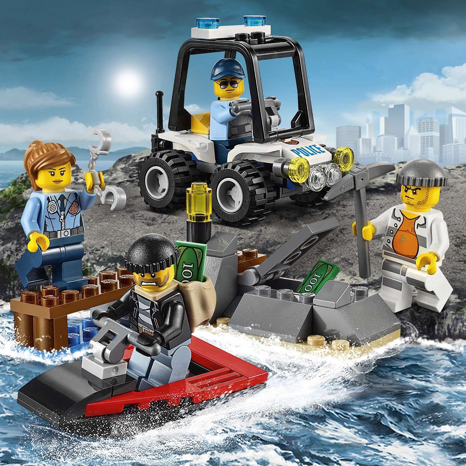 Конструктор LEGO City Police Набор для начинающих «Остров-тюрьма» (60127) - фото 5