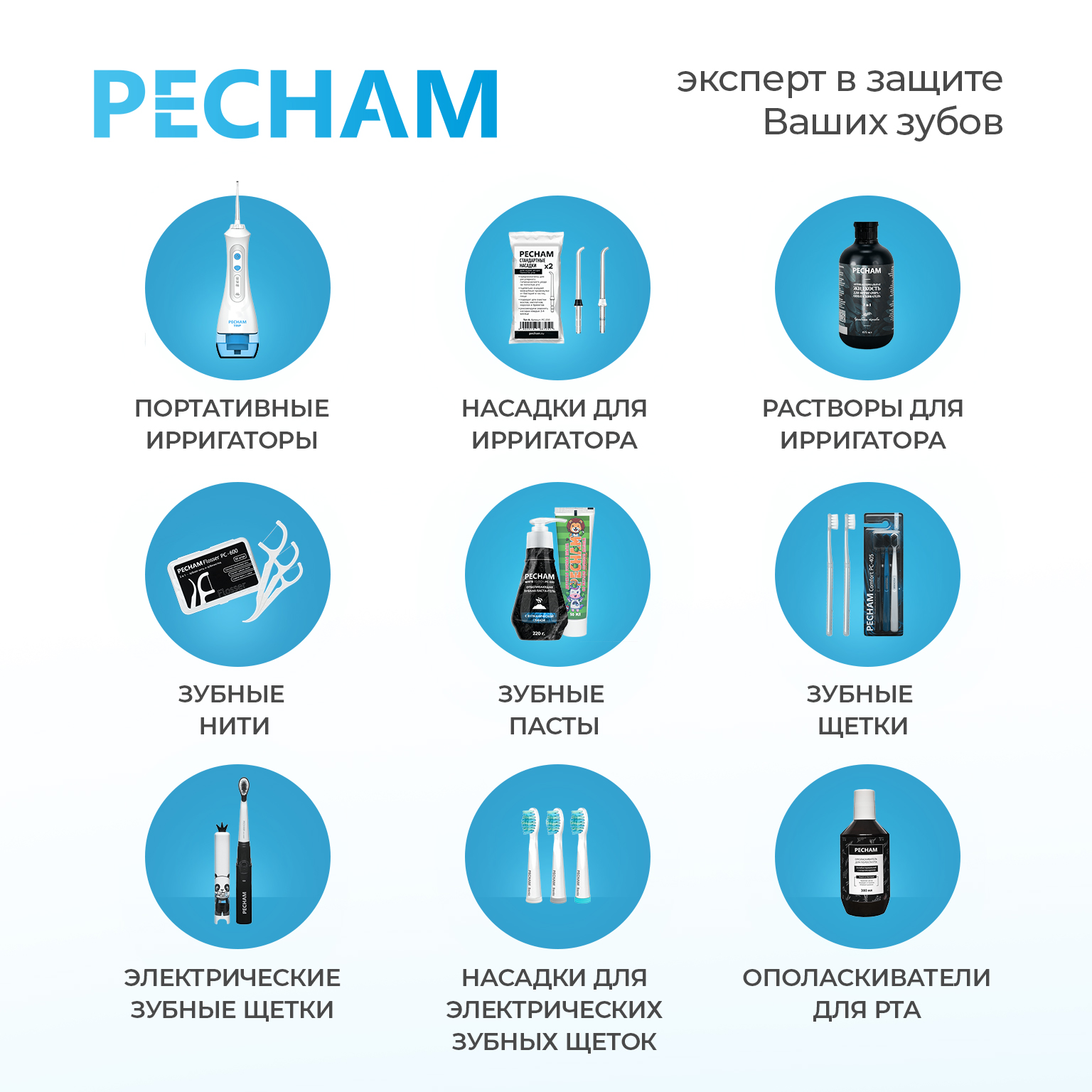 Стационарный ирригатор PECHAM Professional White 600 мл для полости рта - фото 15