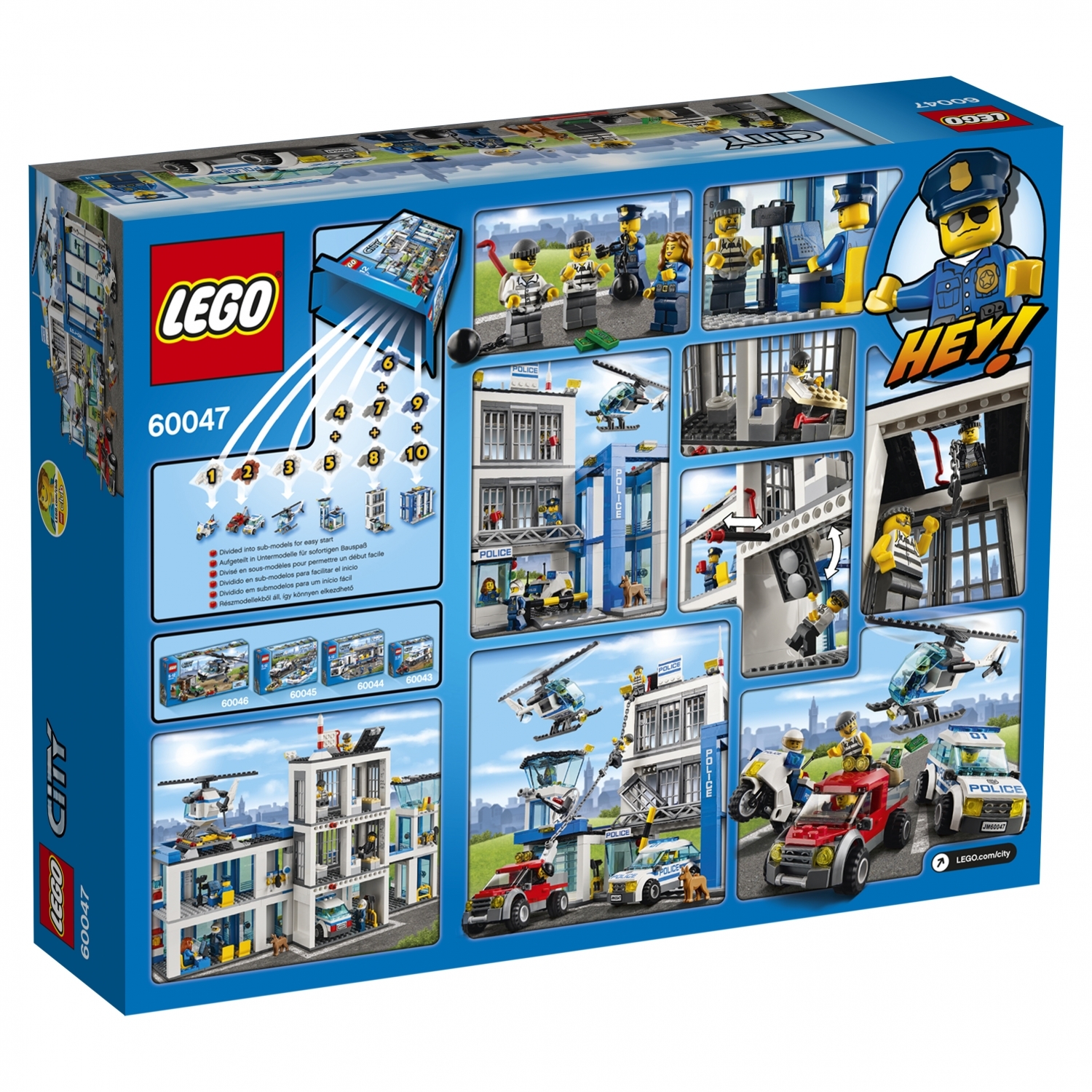 Конструктор LEGO City Police Полицейский участок (60047) купить по цене  5289 ₽ в интернет-магазине Детский мир