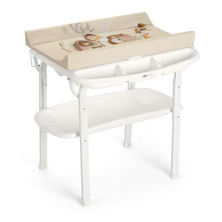 Пеленальный столик с ванночкой CAM Aqua 0-11кг дизайн медведь