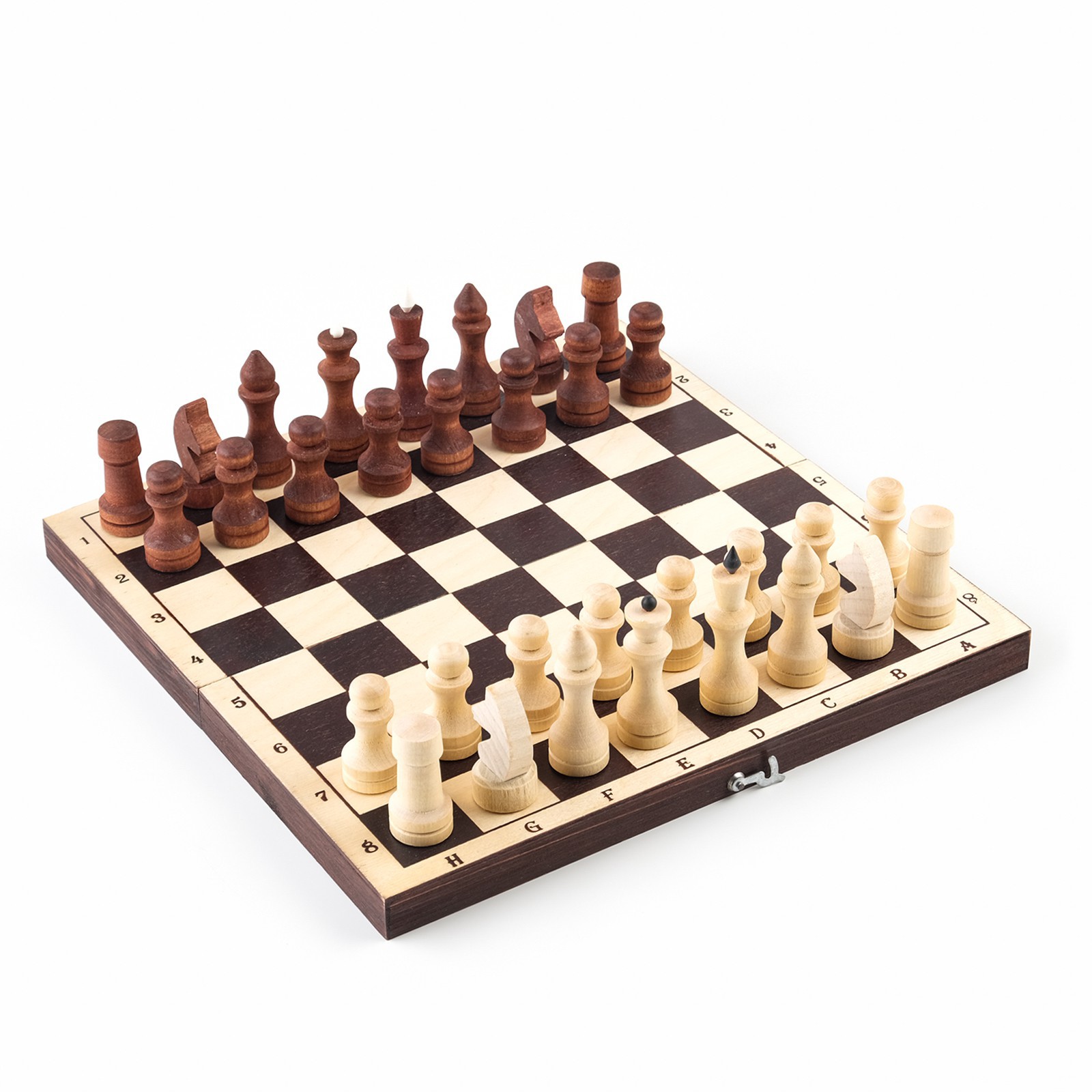 Шахматные фигуры Sima-Land обиходные король h 7 см d 2 4 см пешка h 4 4 см d 2 4 см - фото 5