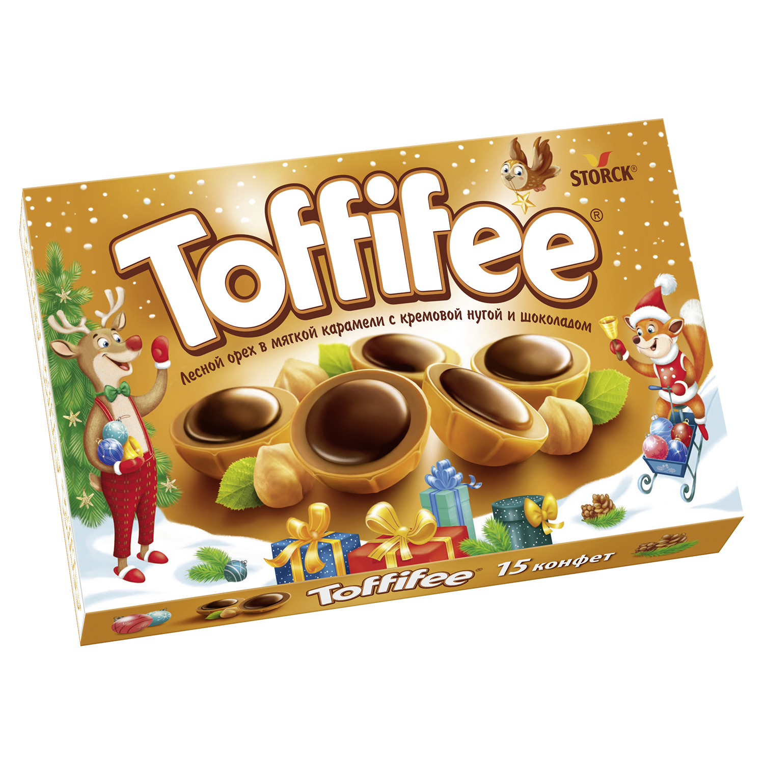 Набор конфет Toffifee Новогодний 125г - фото 1