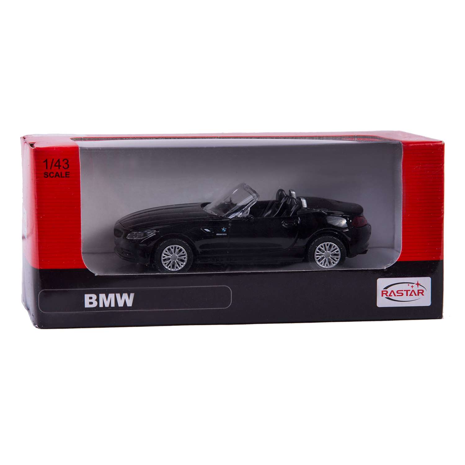 Машинка Rastar BMW Z4 1:43 Чёрная 41400 - фото 3