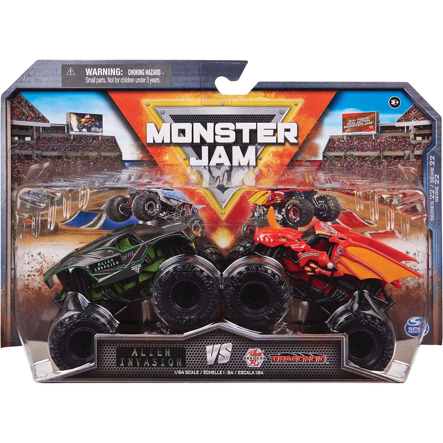 Набор машин Monster Jam 1:64 2шт в ассортименте 6064128 6064128 - фото 7