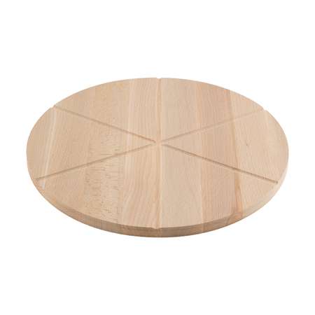 Доска разделочная для пиццы Mallony деревянная d 32 см бук