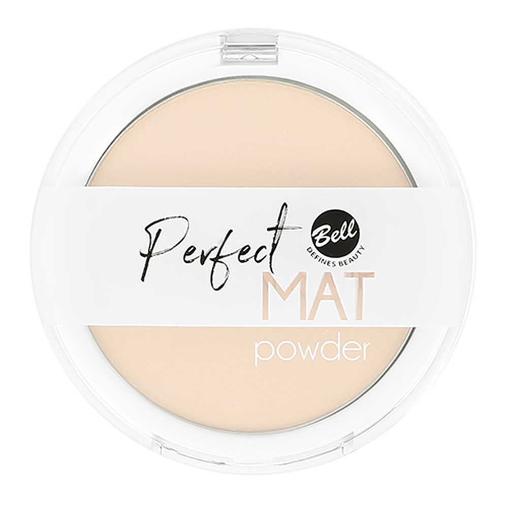 Пудра Bell компактная Perfect mat powder тон 01 фиксирующая и матирующая - фото 1