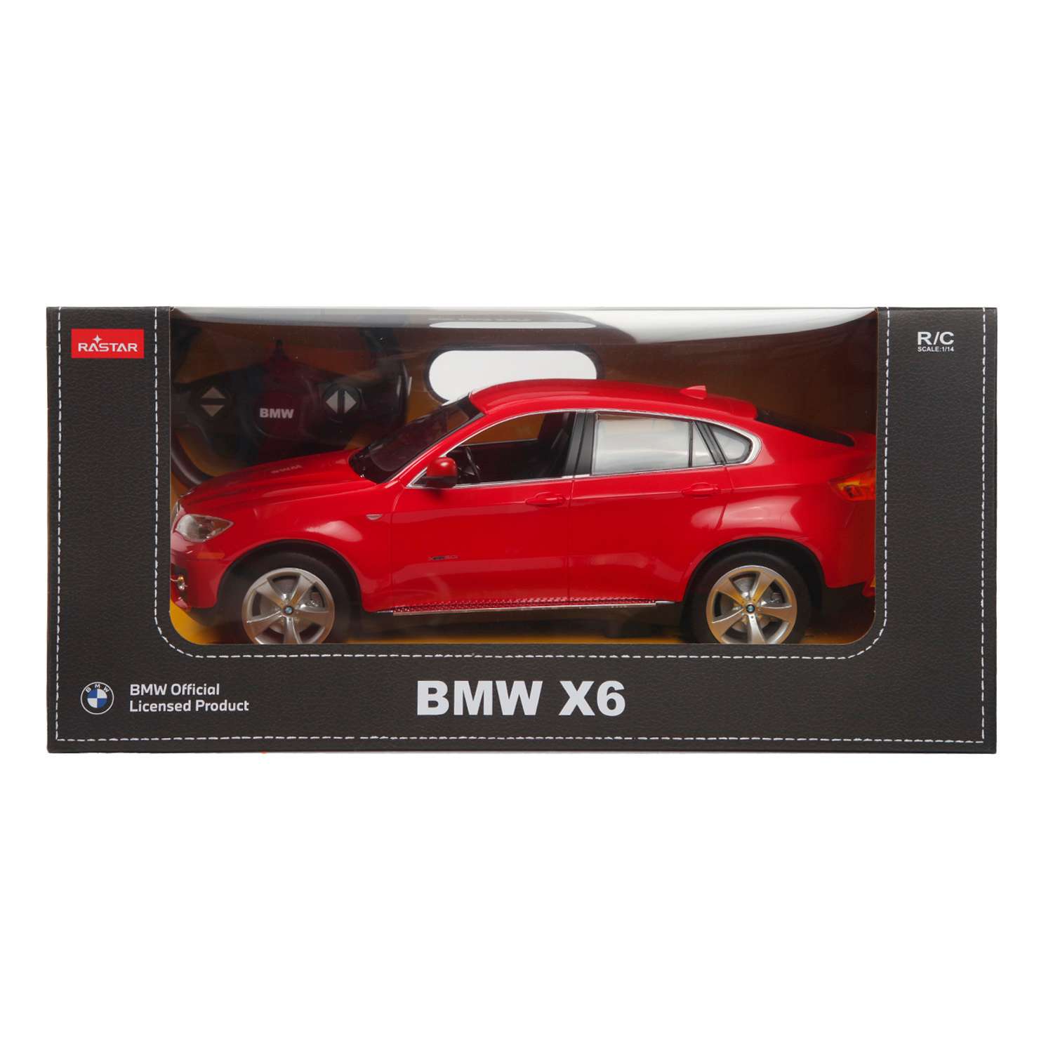 Машина Rastar РУ 1:14 BMW X6 Красная 31400 - фото 2