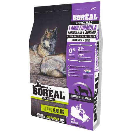 Корм для собак Boreal Original с ягненком 4кг