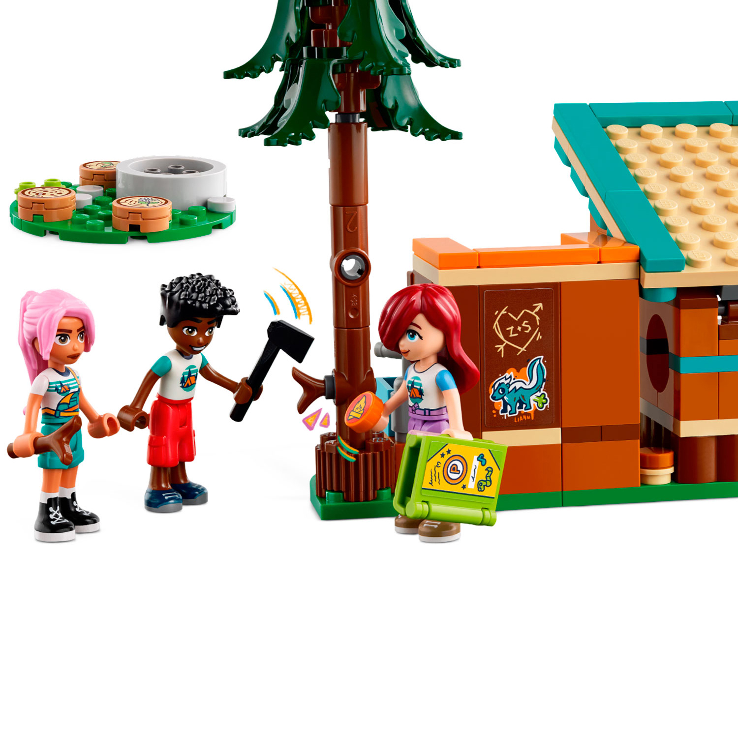 Конструктор детский LEGO Friends Уютные домики в летнем лагере - фото 7