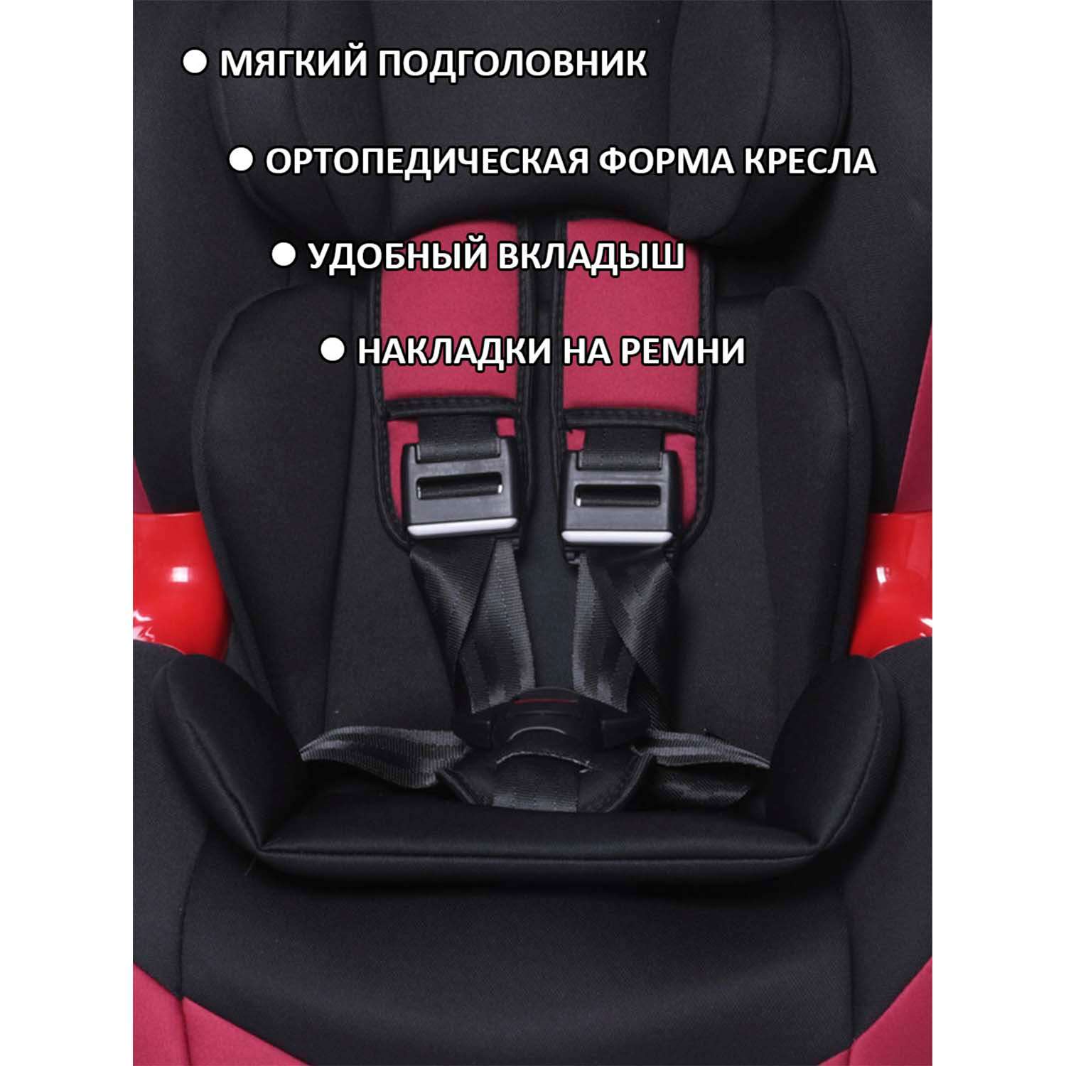 Автокресло BabyCare ВC-120 Isofix красный - фото 8