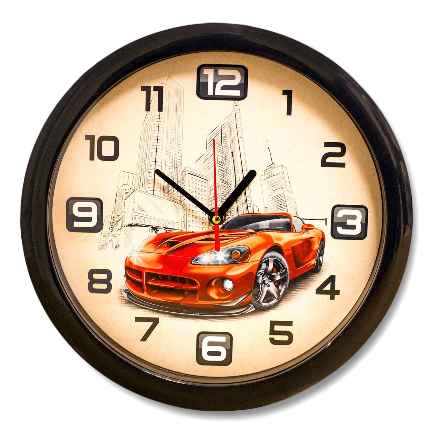 Часы настенные Соломон Транспорт «спорткар» d-28 см - фото 1