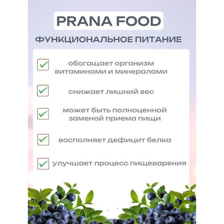 Белковый коктейль Prana Food Черника