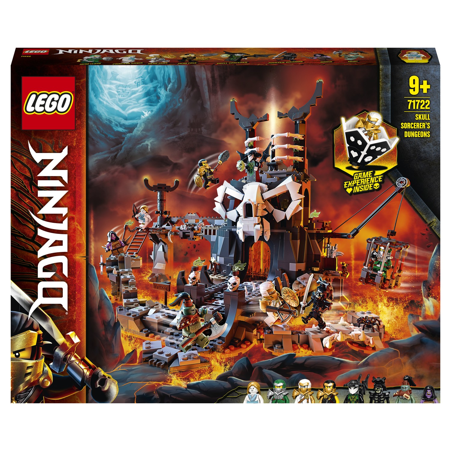 Конструктор LEGO Ninjago Подземелье колдуна-скелета 71722 купить по цене  10789 ₽ в интернет-магазине Детский мир