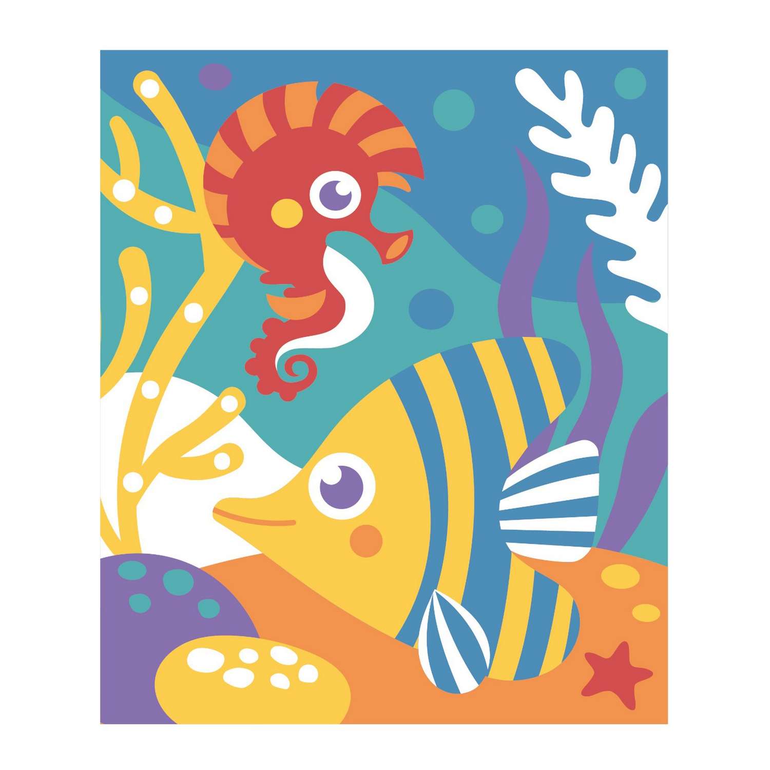 Набор Школа Талантов для творчества. Песочная фреска «Коралловый риф» 7 цветов - фото 2