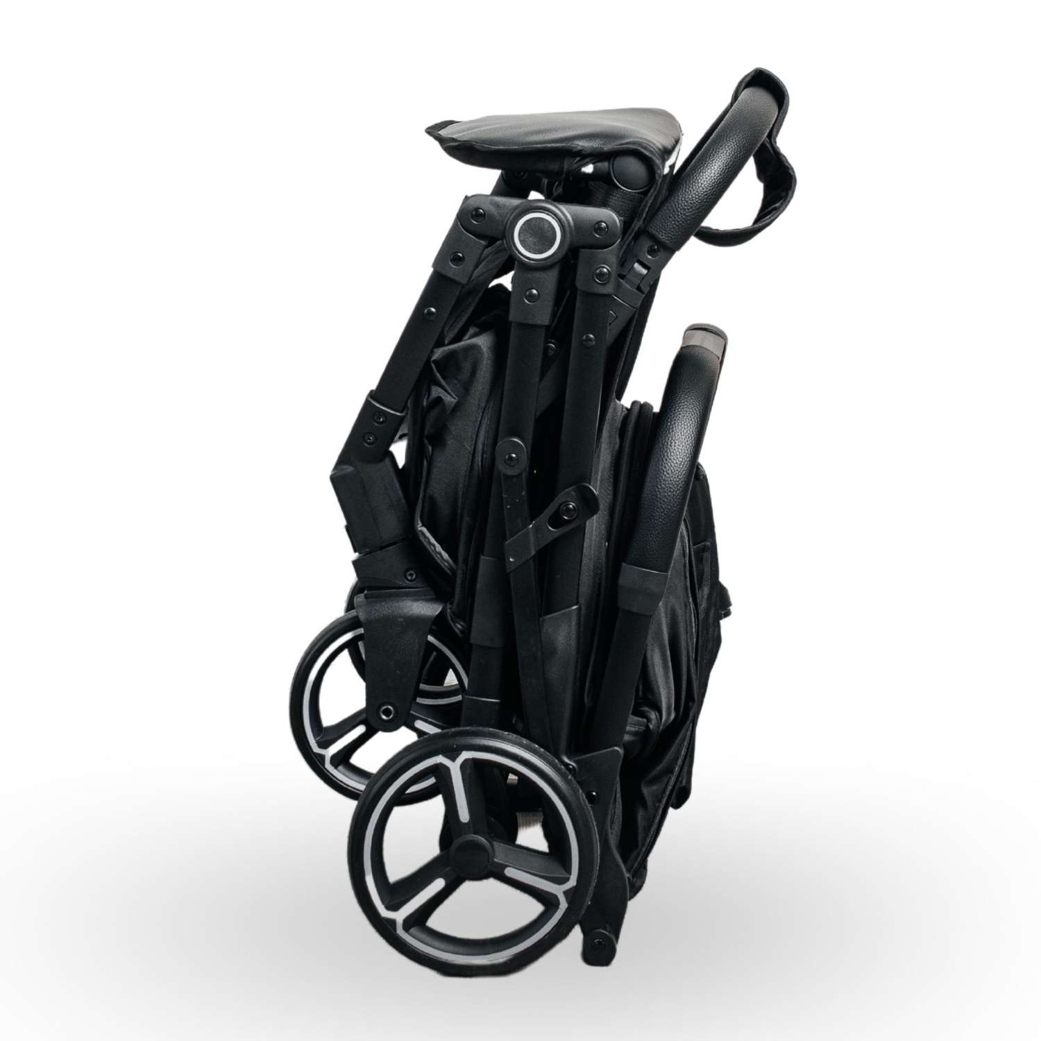 Прогулочная коляска Keka Passo с большими колесами с сумкой цвет черный - фото 8