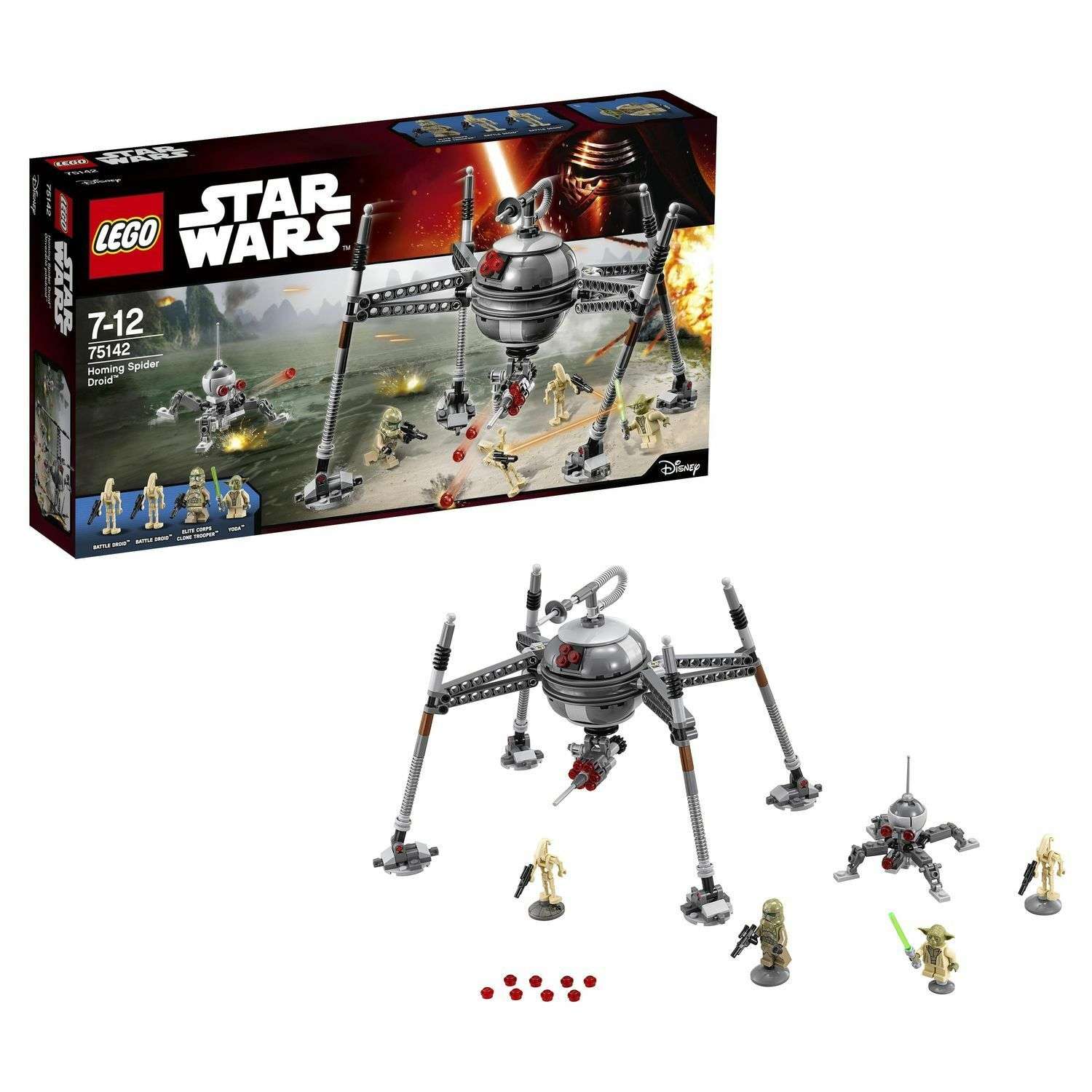 Конструктор LEGO Star Wars TM Самонаводящийся дроид-паук (Homing Spider Droid™) (75142) - фото 1