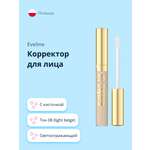 Консилер EVELINE Art professional make-up тон 08 (PORCELAIN ) 2 в 1 светоотражающий с кисточкой