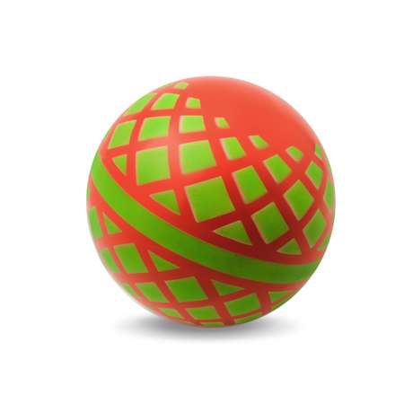 Мяч ЧАПАЕВ диаметр 150 мм Корзинка красный зеленый