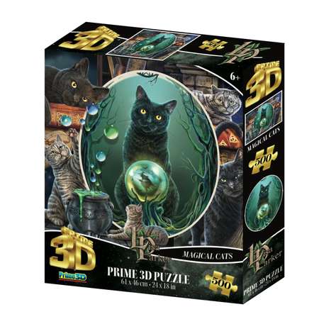 3D Пазл Prime 3D Стерео-пазл Prime 3D Коллаж Кошки 500 деталей 61х46 см