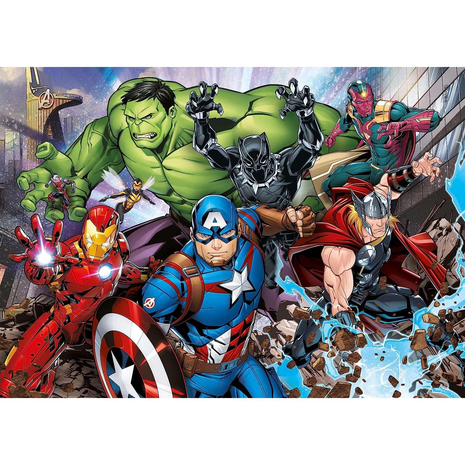 Пазл 2X60 CLEMENTONI Супергерои Marvel Мстители - фото 2