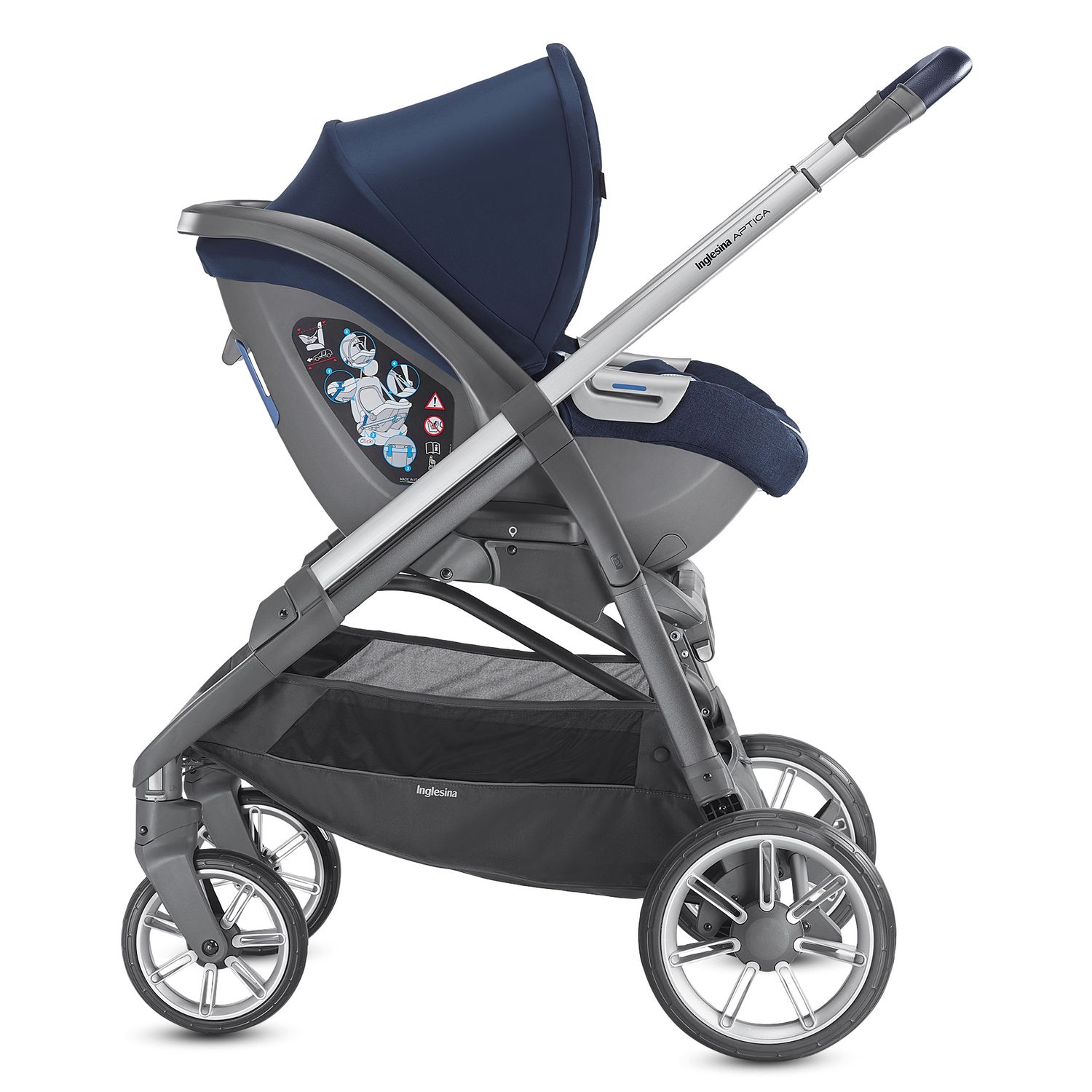 Коляска 2в1 Inglesina Aptica System Duo Portland Blue - фото 9