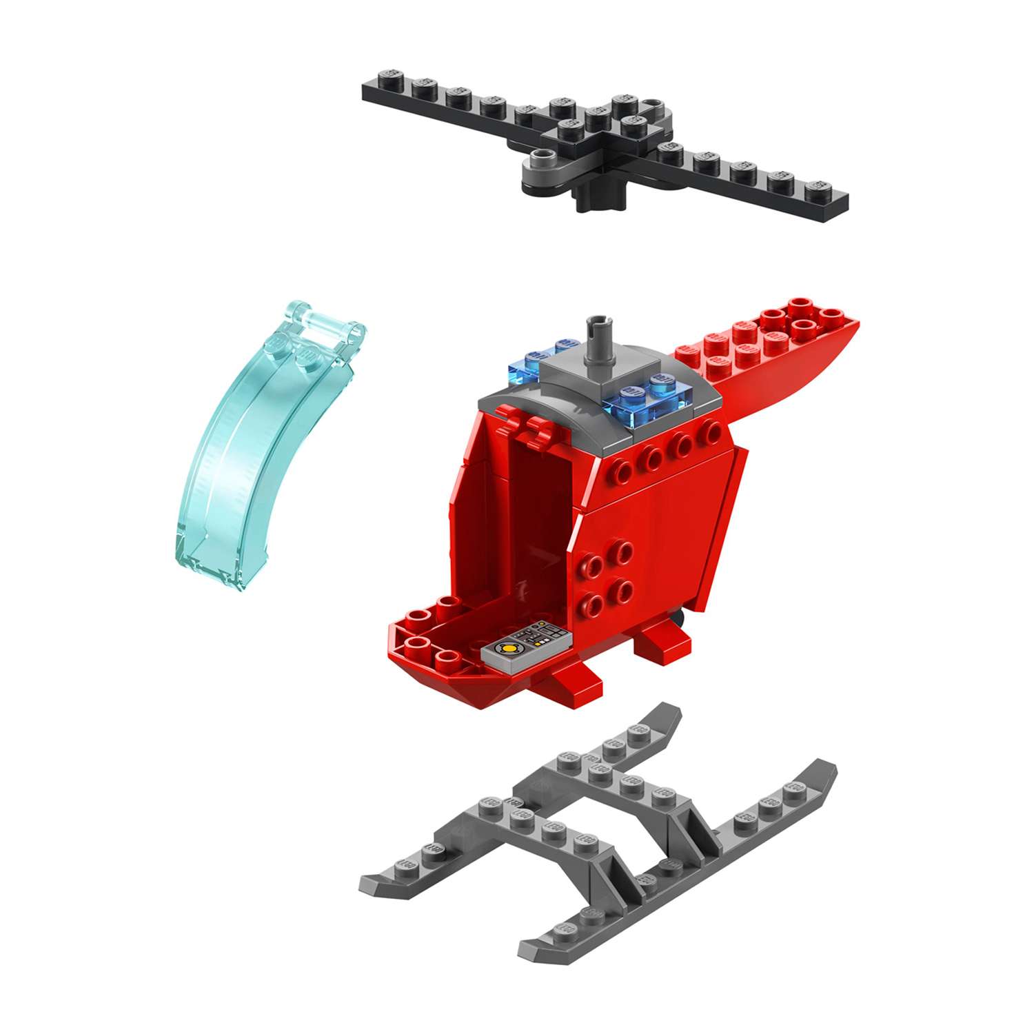 Конструктор детский LEGO City Пожарный вертолёт - фото 2
