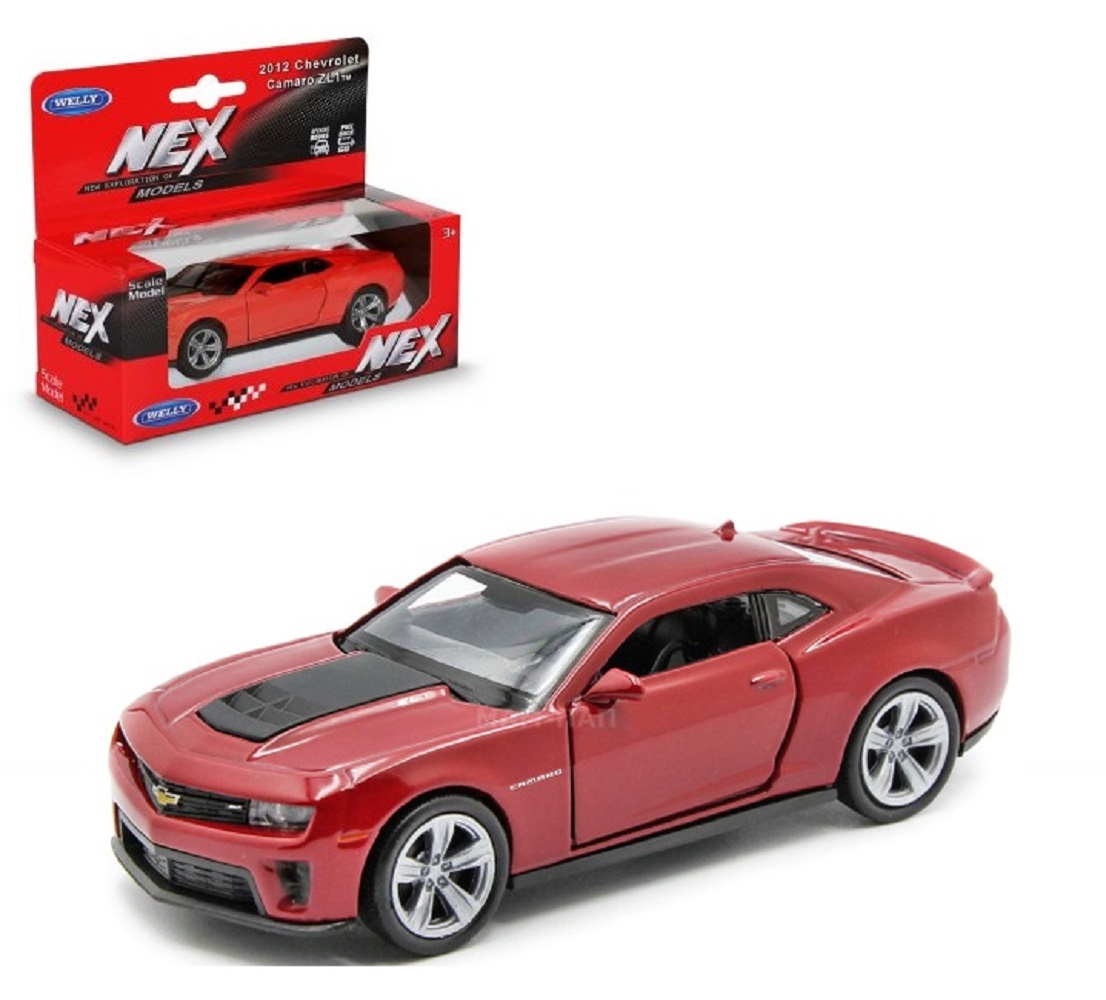 Автомобиль Welly Chevrolet 1:38 инерционный красный 43667W-R - фото 1