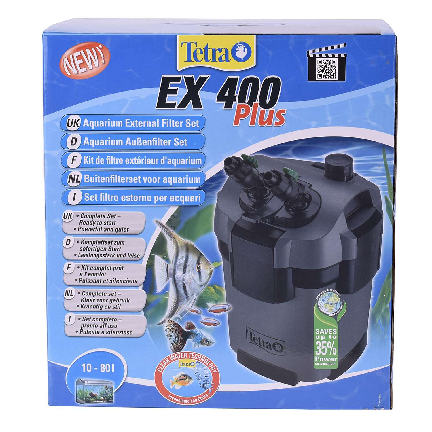 Фильтр для аквариумов Tetra EX 400 Plus внешний 10-80л - фото 2