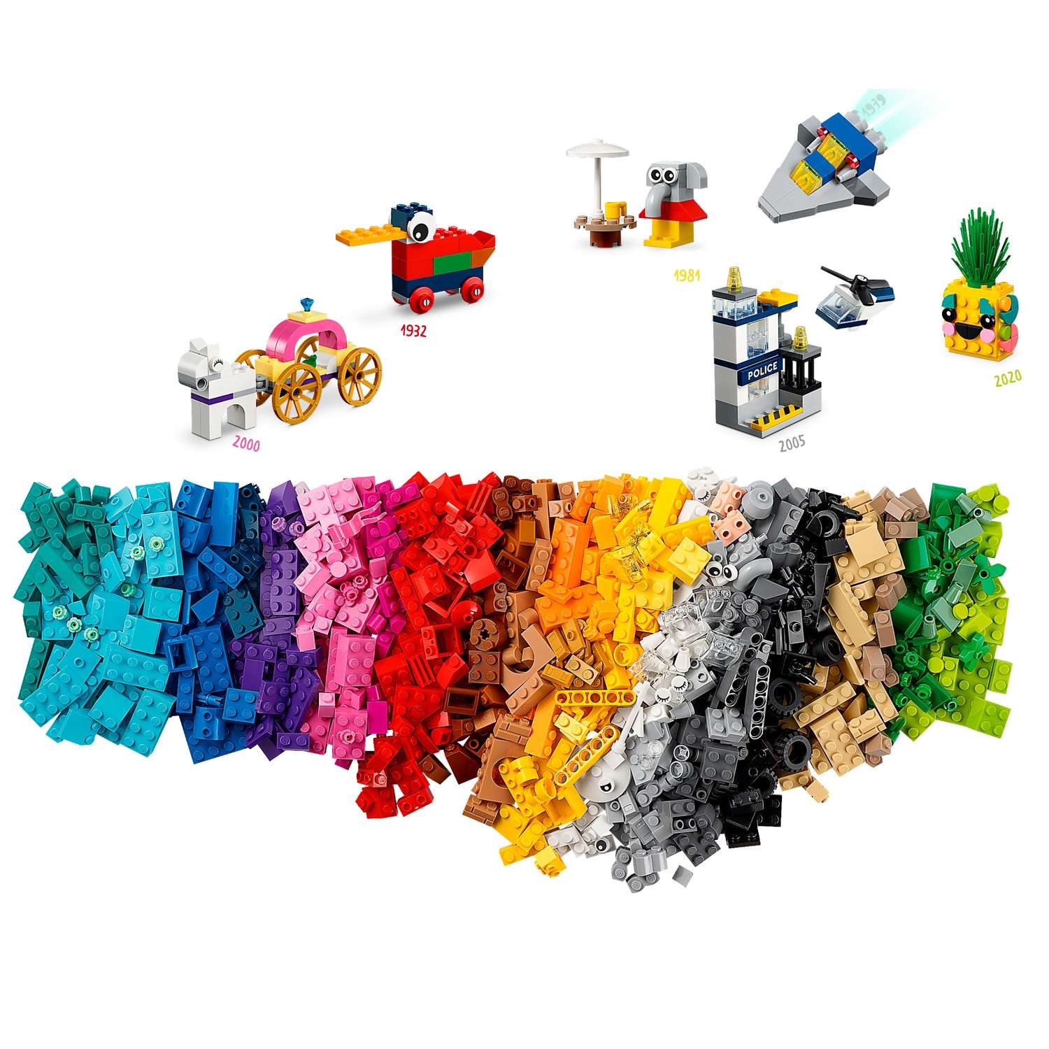 Конструктор LEGO Classic 90лет 11021 - фото 4