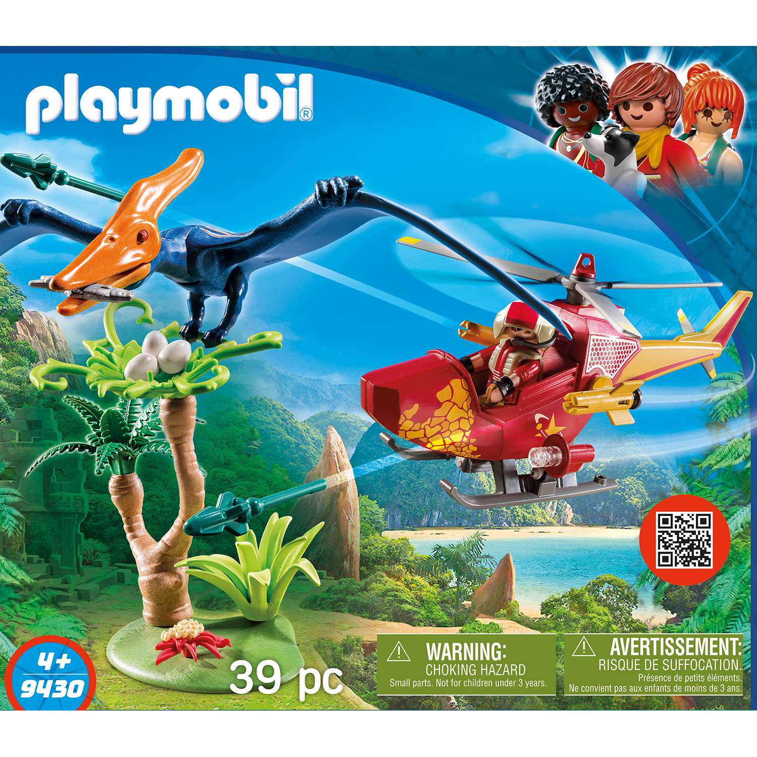 Конструктор Playmobil Динозавры Вертолет 9430pm - фото 3